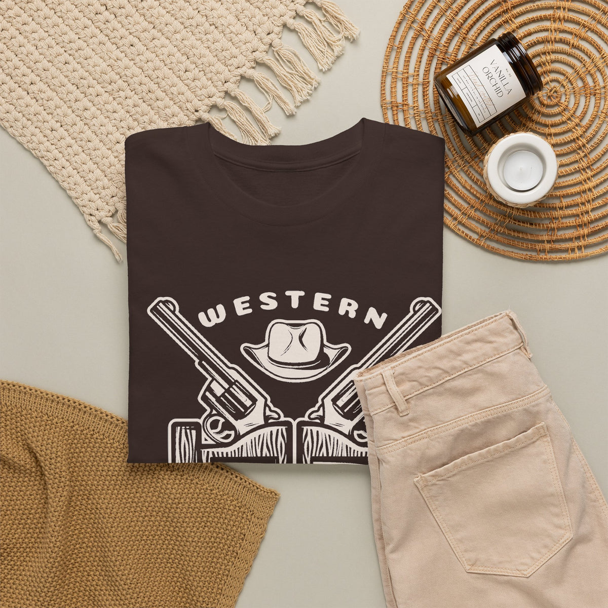 Vintage Cowboy T-Shirt – Western Saloon Retro Graphic Tee