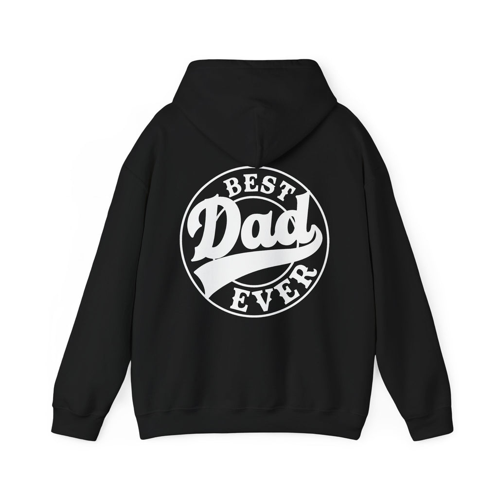 Best Dad Ever Hoodie  Retro Logo Fathers Day Sweatshirt