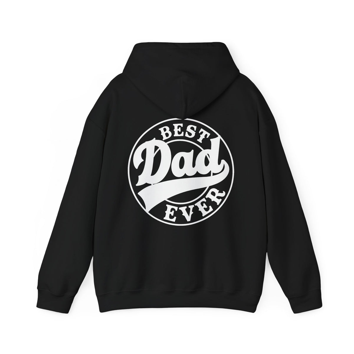Best Dad Ever Hoodie  Retro Logo Fathers Day Sweatshirt