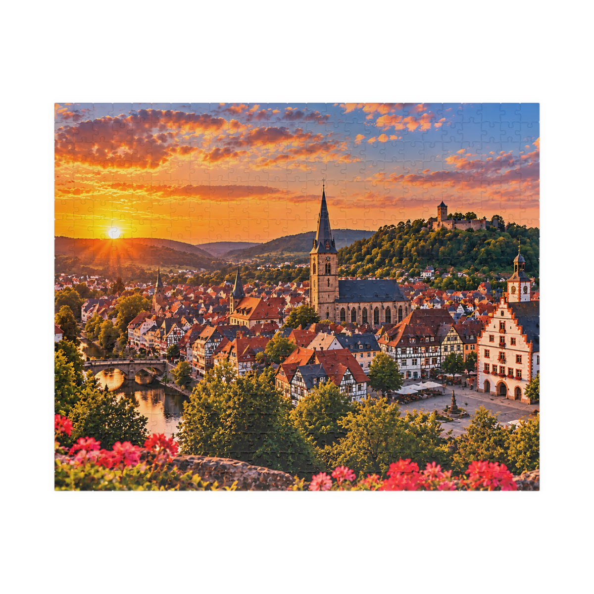 Schmalkalden Germany Puzzle – Historic Town Jigsaw Puzzle (110, 252, 520, 1014-piece)