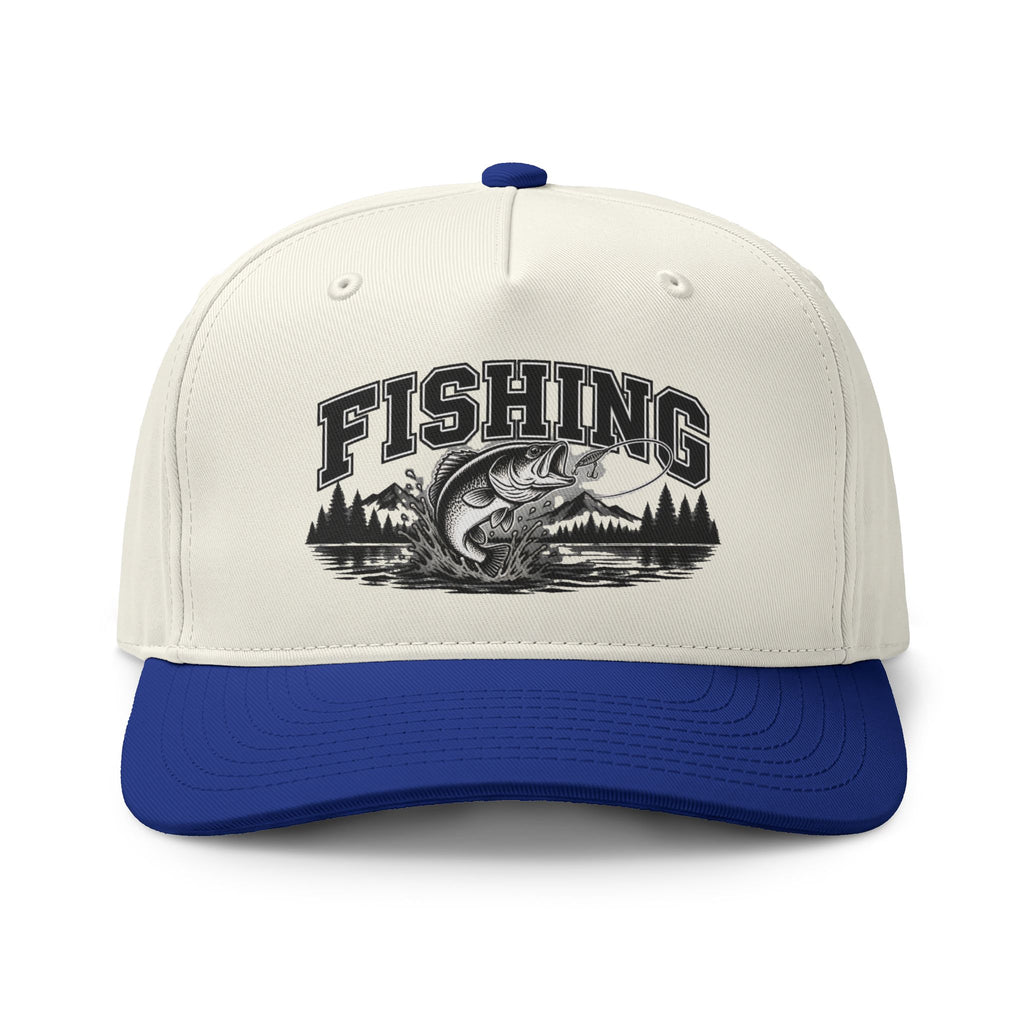 Fishing Two-Tone Cap – Bass Fishing Outdoor Sports Hat