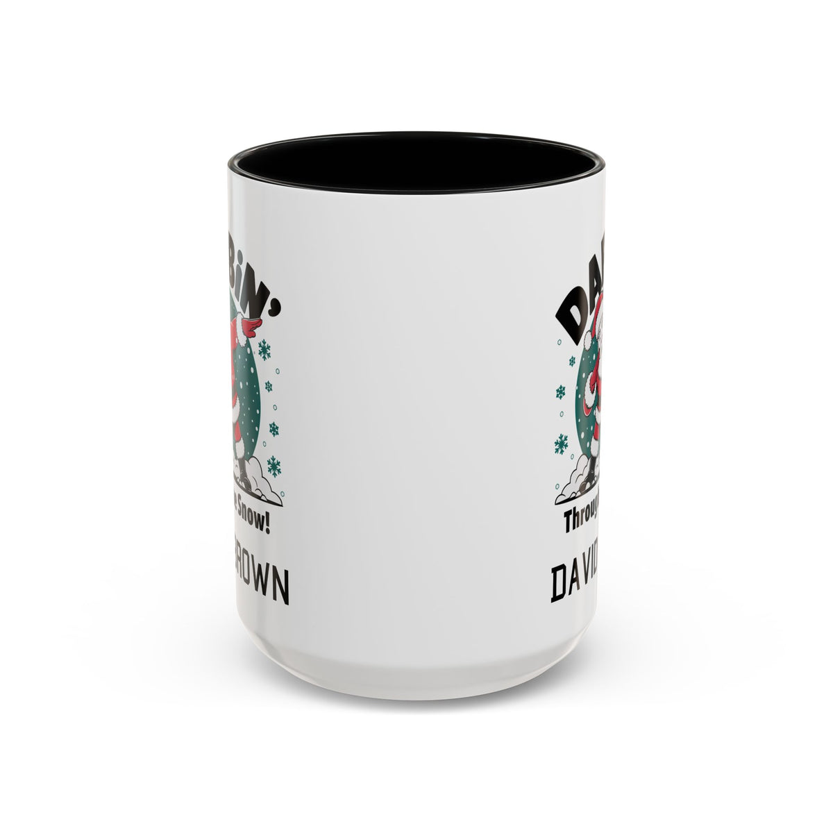 Personalized Christmas Santa Mug with Name – Funny Dabbing Santa Gift