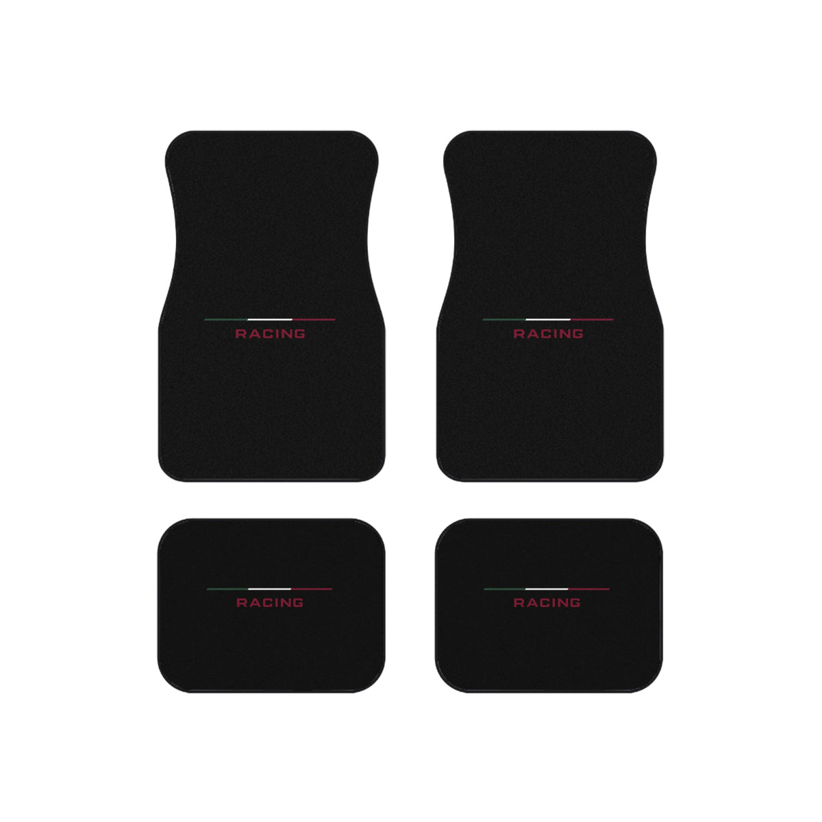 Italian Racing Car Floor Mats – 4-Piece Set