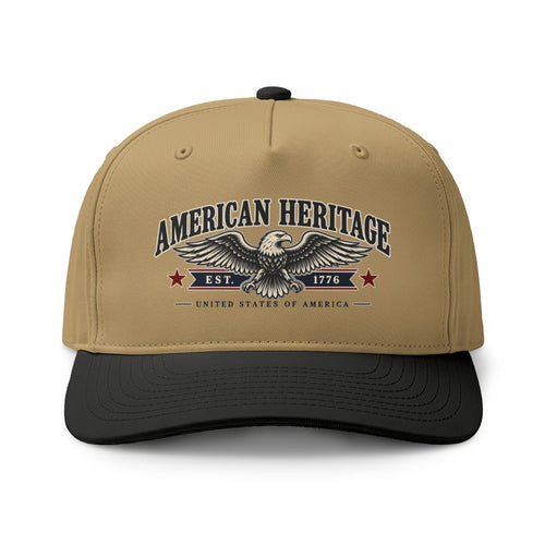 American Heritage Two-Tone Cap – Vintage Eagle USA Baseball Hat