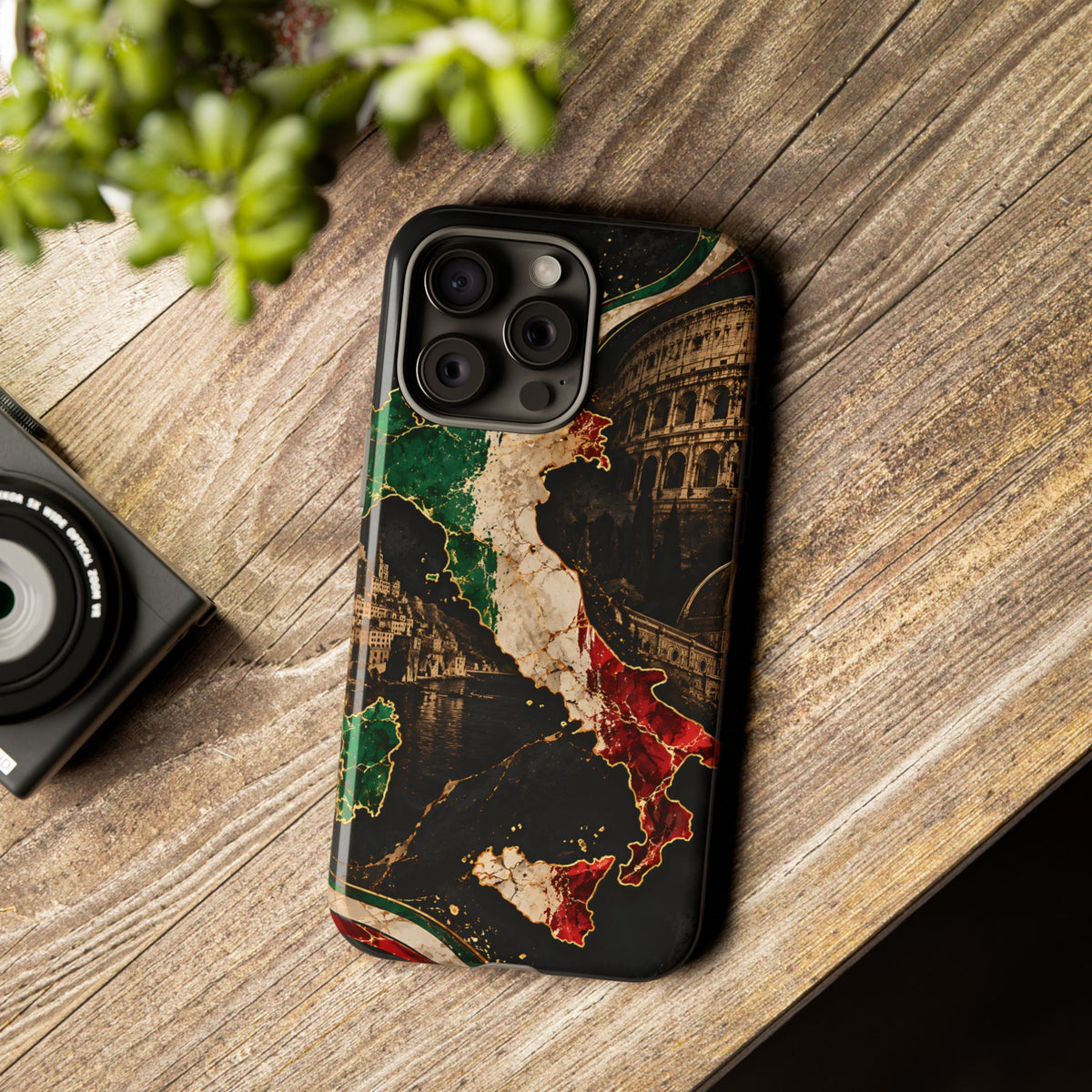 Italy Map Phone Case – Italian Heritage Rome Tough Case