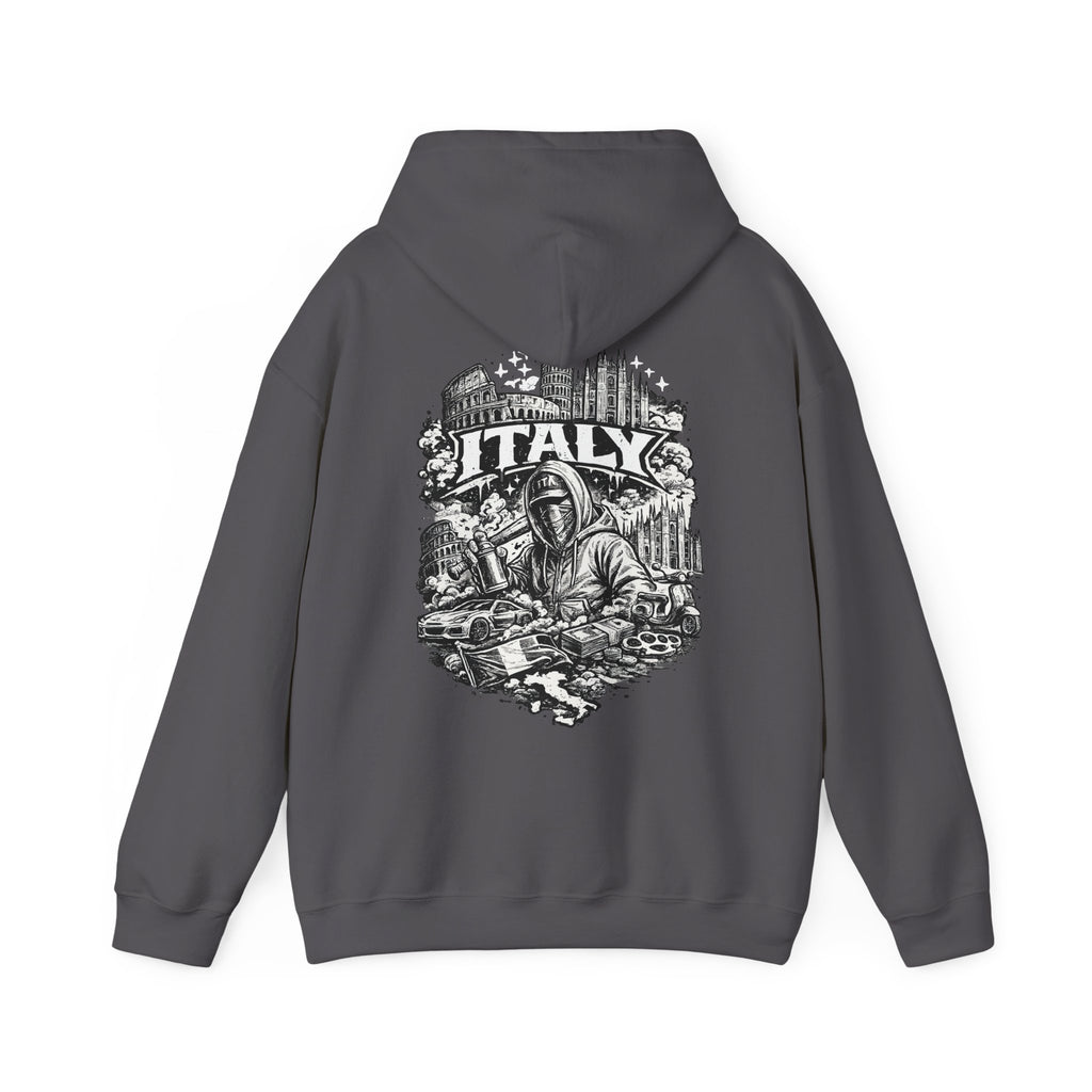 Italy Graphic Hoodie Vintage Travel & Culture Sweatshirt