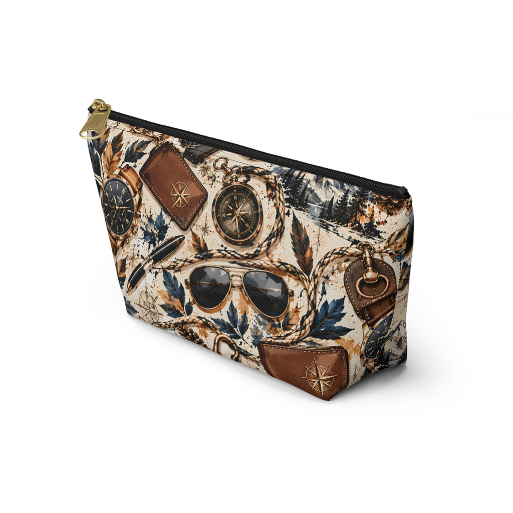 Explorer Adventure Pouch – Vintage Travel & Outdoor Print