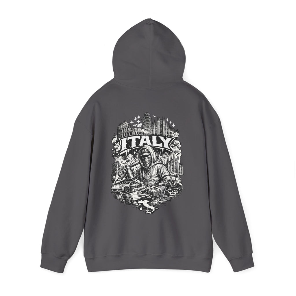 Italy Graphic Hoodie Vintage Travel & Culture Sweatshirt