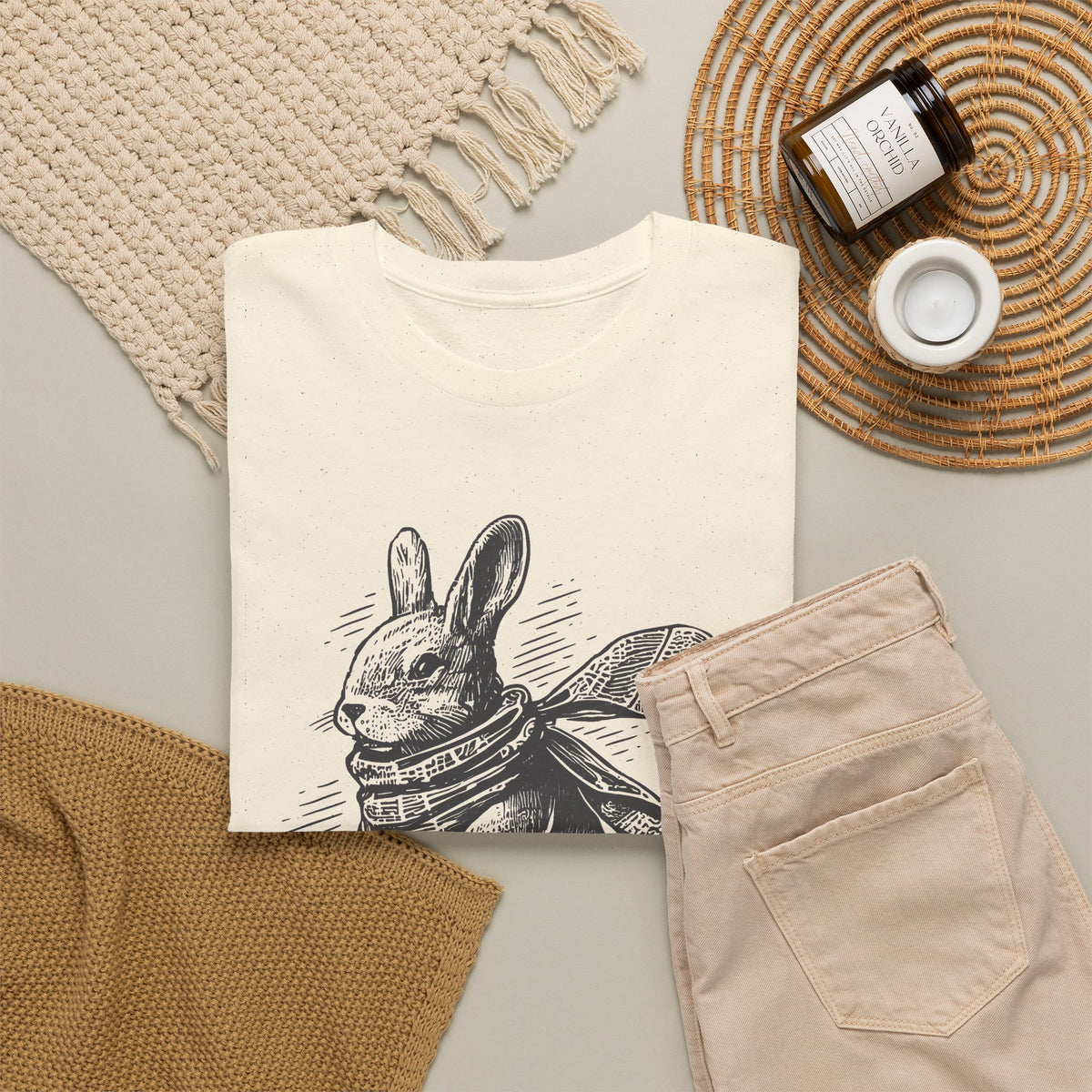 Bicycle Bunny T-Shirt – Funny Vintage Rabbit Graphic Tee
