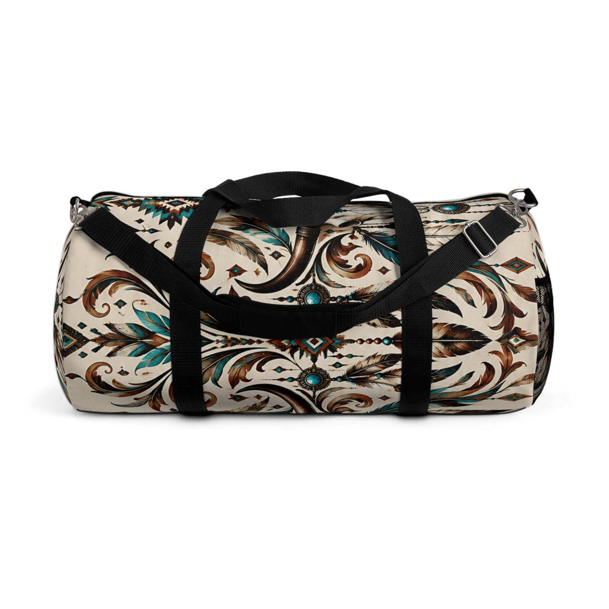 Southwestern Western Duffel Bag – Turquoise Boho Design