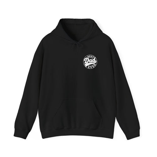 Best Dad Ever Hoodie  Retro Logo Fathers Day Sweatshirt