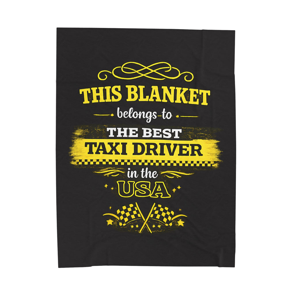 Best Taxi Driver Blanket Gift for Taxi Driver  Funny Cab Driver Gift  USA Taxi Appreciation Throw