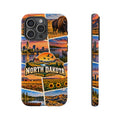 North Dakota Tough Phone Case – Badlands & Bison Collage