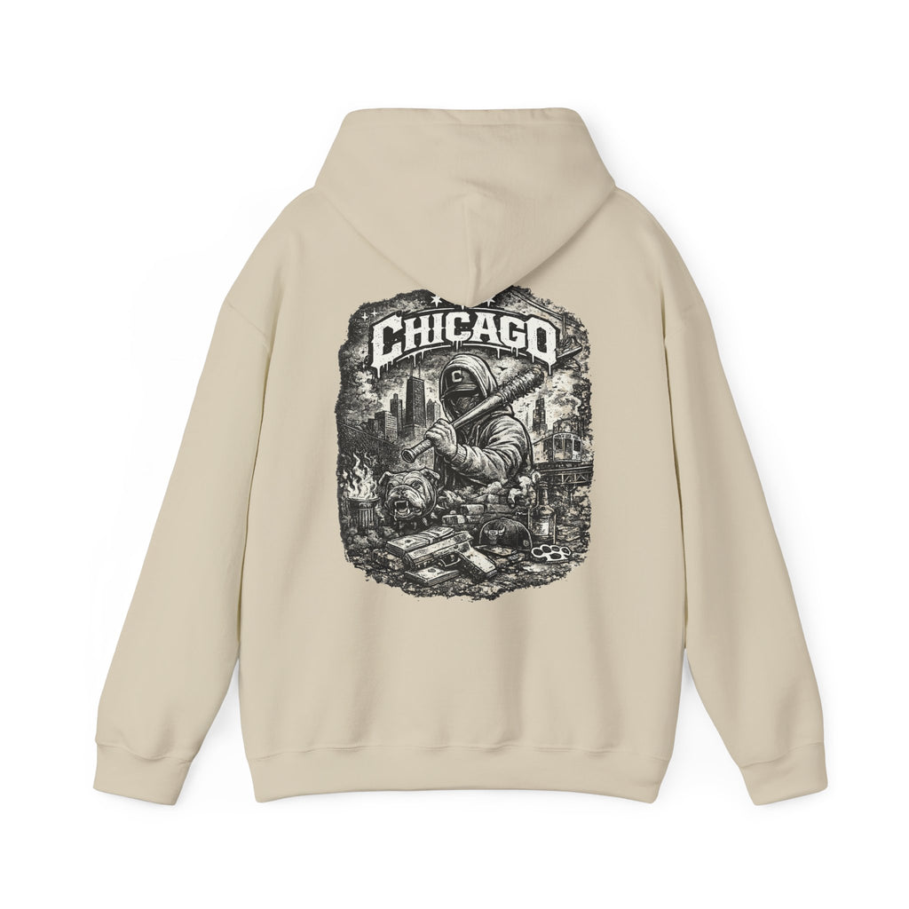 Chicago Streetwear Hoodie Graphic Hooded Sweatshirt