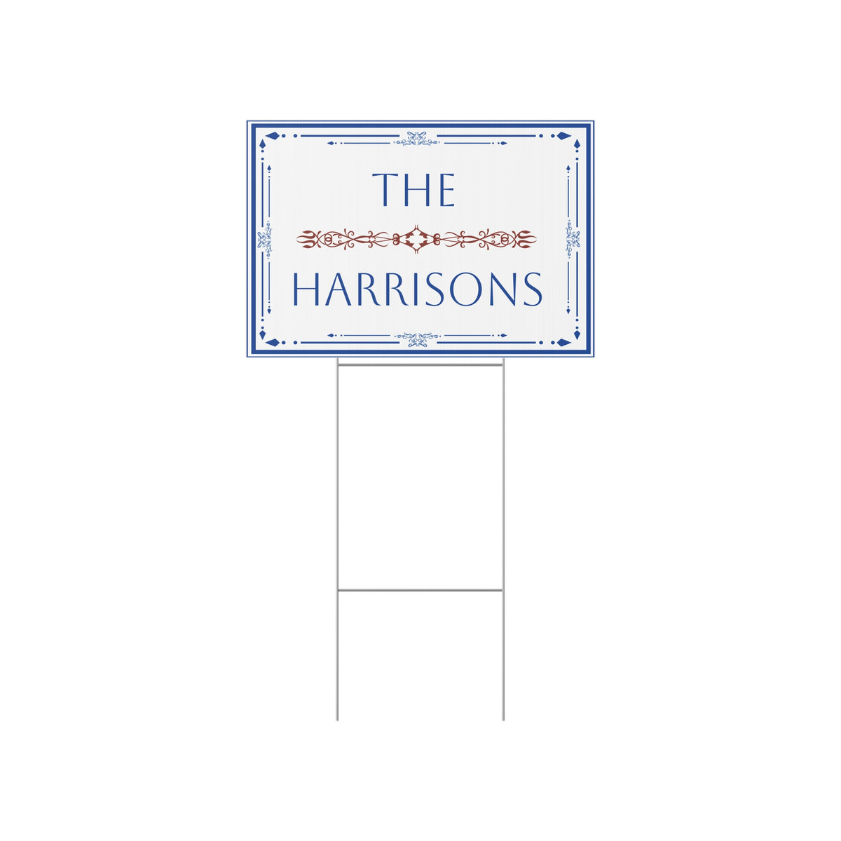 Personalized Family Name Yard Sign – Custom Last Name Lawn Sign – Y4