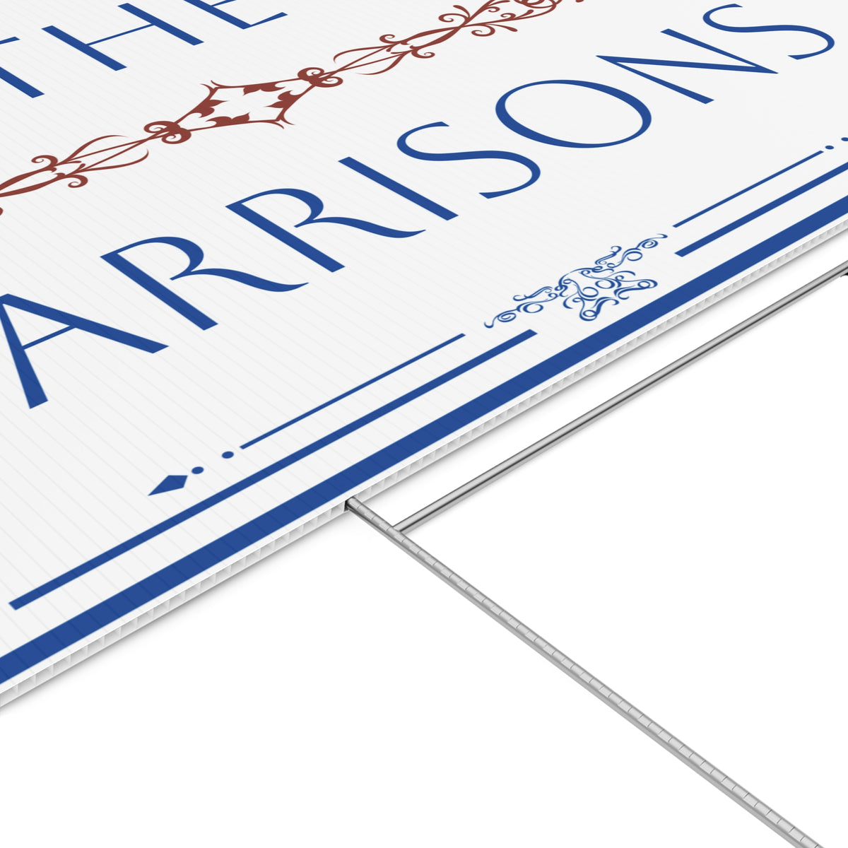 Personalized Family Name Yard Sign – Custom Last Name Lawn Sign – Y4