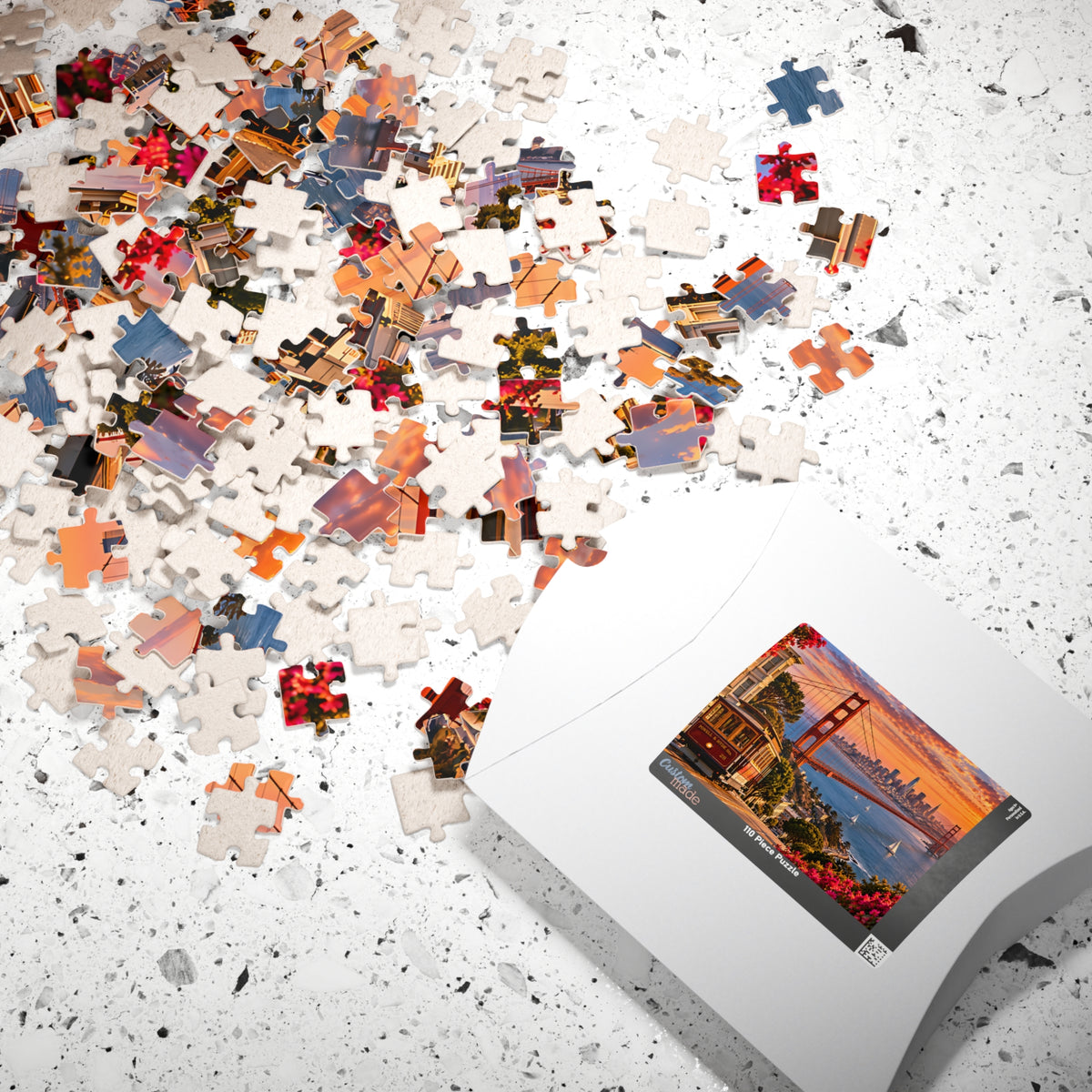 San Francisco Puzzle – Golden Gate Bridge Jigsaw Puzzle (110, 252, 520, 1014-piece)