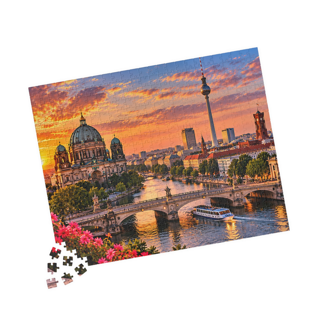 Berlin Germany Puzzle – TV Tower & City Skyline Jigsaw Puzzle (110, 252, 520, 1014-piece)
