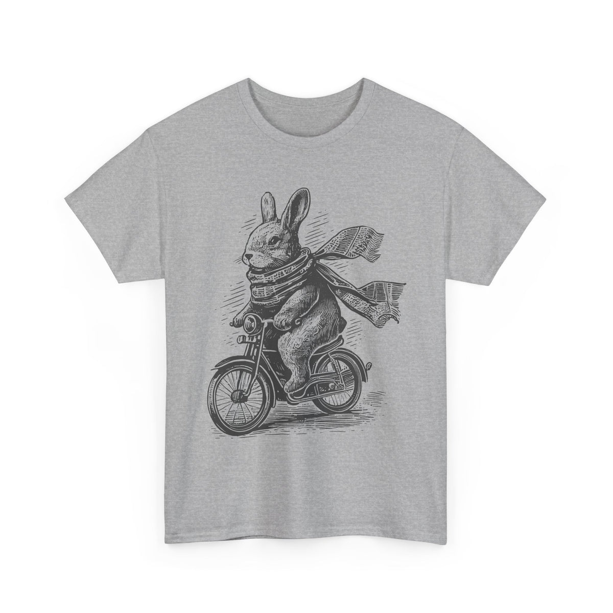 Bicycle Bunny T-Shirt – Funny Vintage Rabbit Graphic Tee