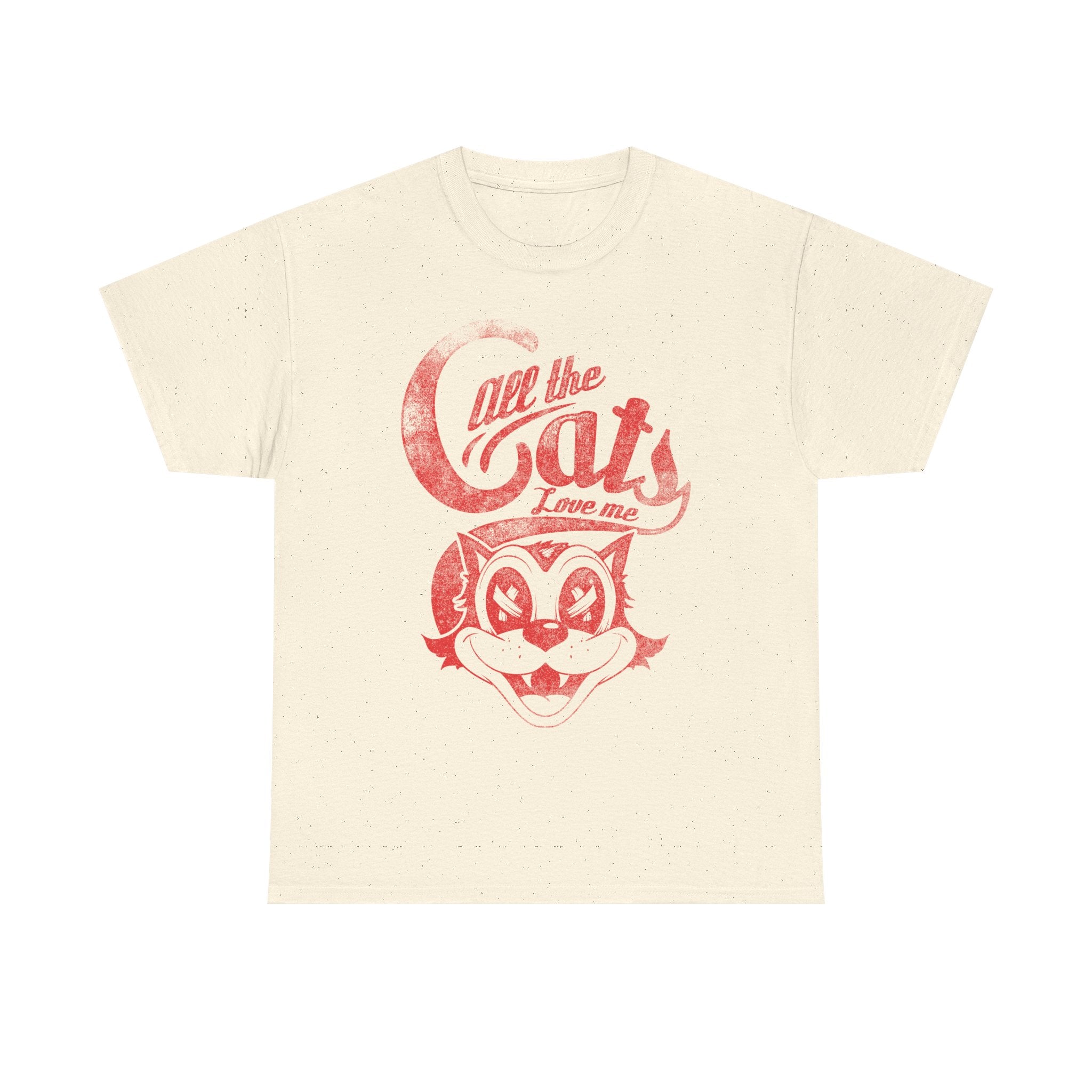 All the Cats Love Me Unisex Cotton Tee - Cute Cat Shirt, Cat Lover Gift, Pet Owner Apparel, Funny Cat T-Shirt, Birthday Gift for Her