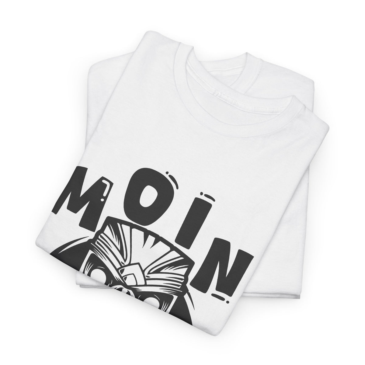 “MOIN” Tiki Mask T-Shirt – Tropical Streetwear Graphic Tee