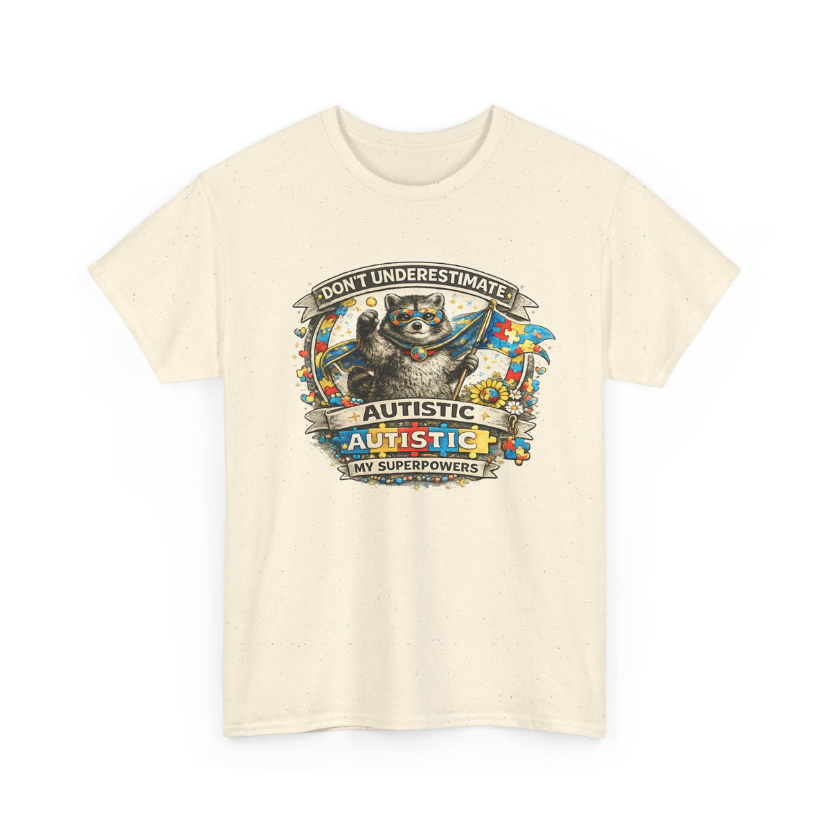 Autism Superpowers T-Shirt – “Don’t Underestimate Autistic” Graphic Tee