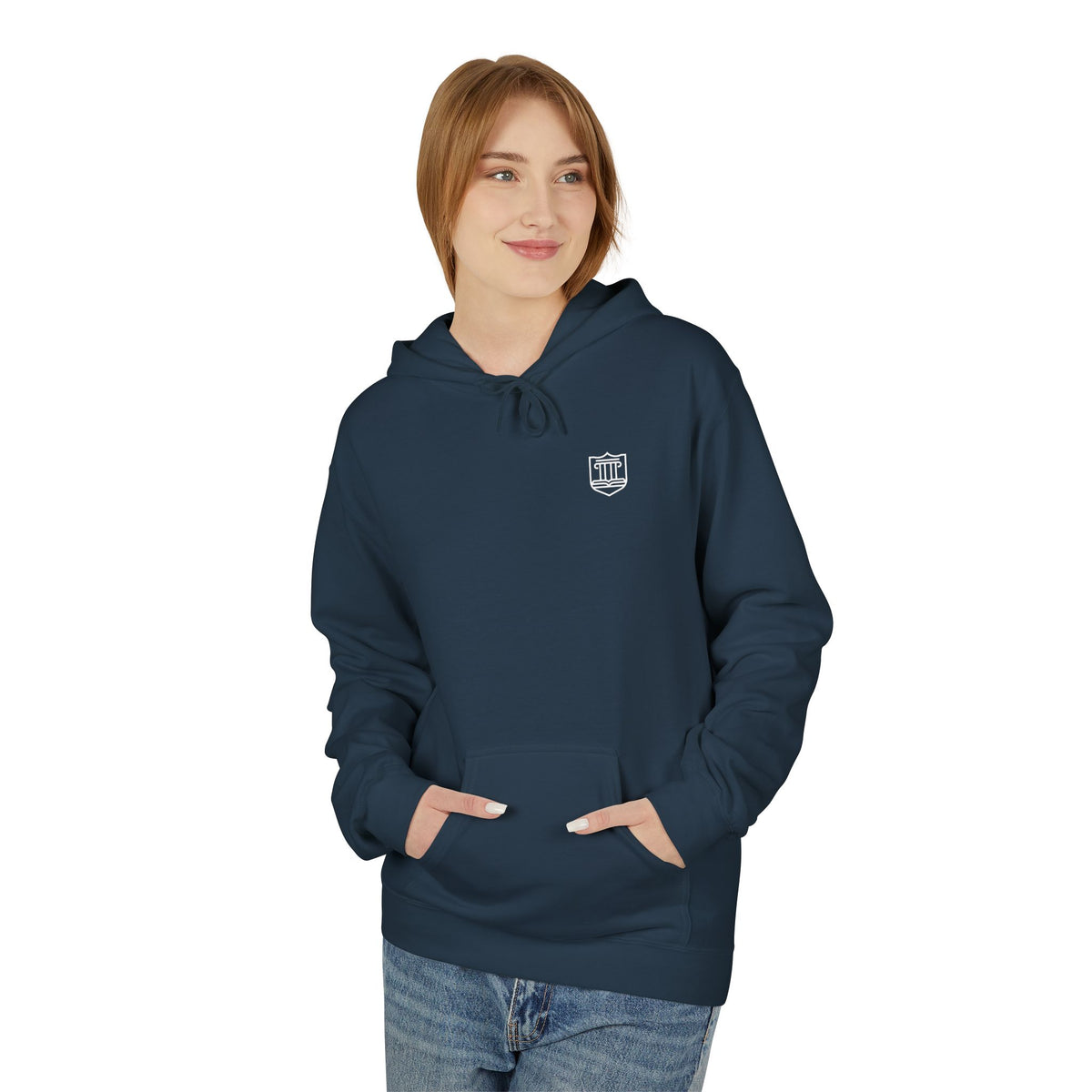 Shield Logo Hoodie Small Chest Emblem