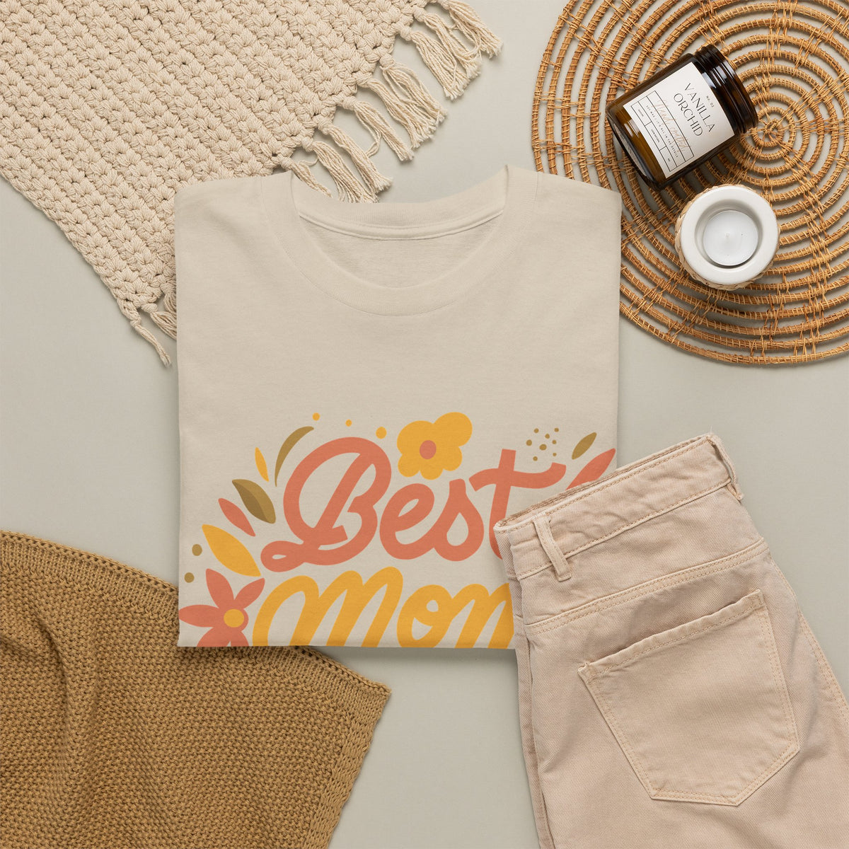 “Best Mom Ever” T-Shirt – Floral Mother’s Day Gift Graphic Tee