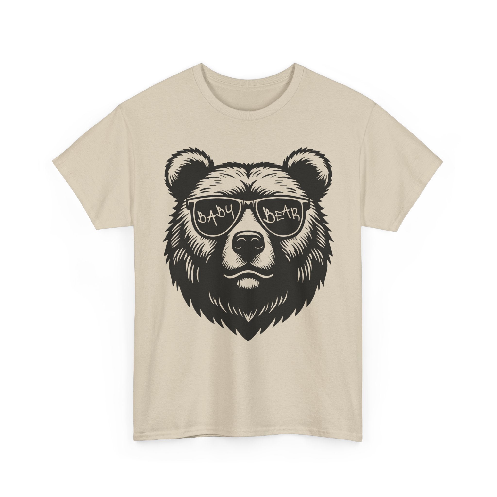 Baby Bear Graphic Tee, Unisex Cotton T-Shirt, Casual Wear, Animal Lover Gift, Summer Outfit, Cool Bear Design