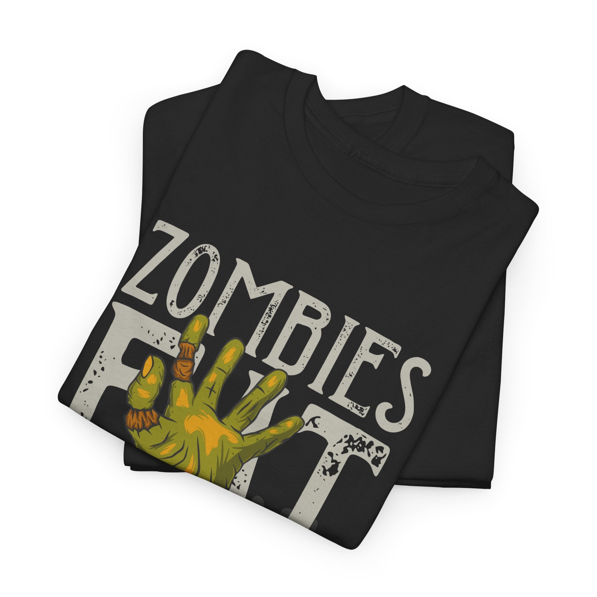 Zombie Eat Graphic Tee — Zombies Eat So You Should Be Fine Halloween T-Shirt – Bamerix