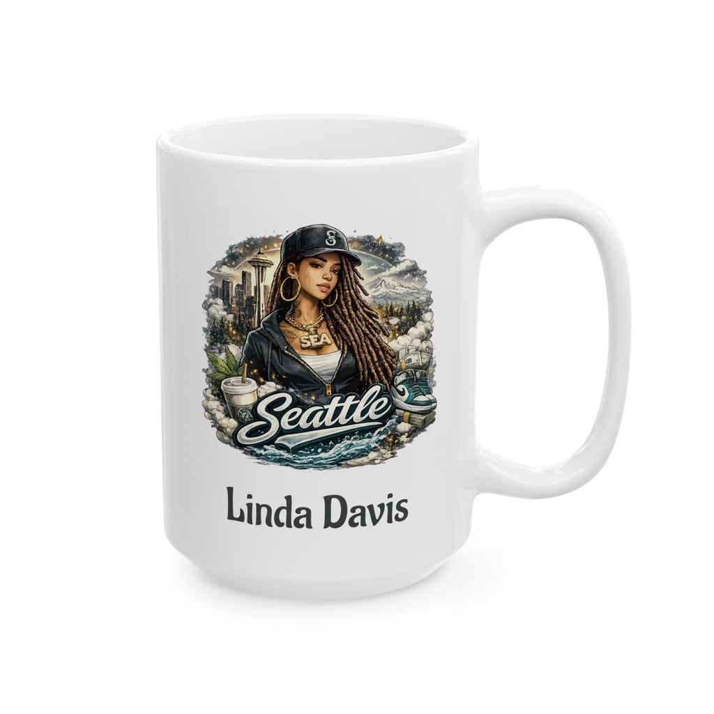Personalized Seattle Mug with Name – Seattle Washington Gift