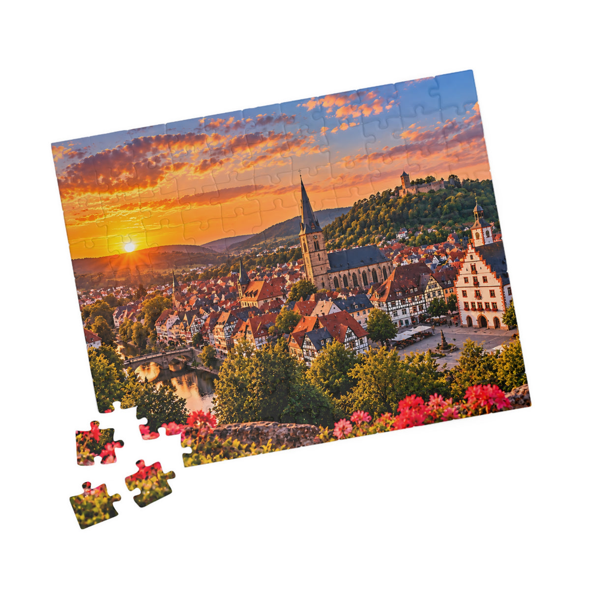 Schmalkalden Germany Puzzle – Historic Town Jigsaw Puzzle (110, 252, 520, 1014-piece)