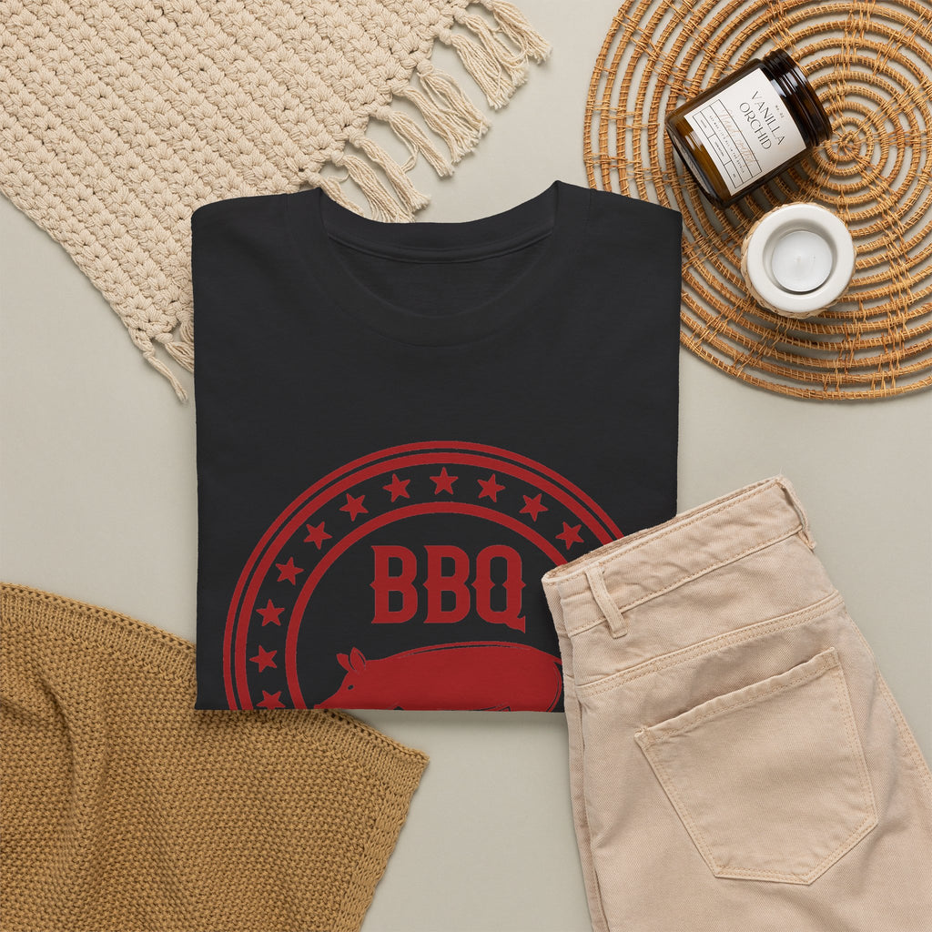 BBQ Pig T-Shirt – Vintage Red Barbecue & Grill Graphic Tee