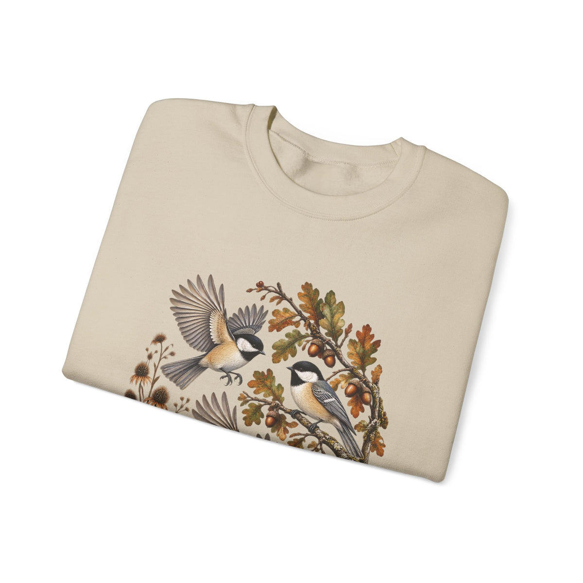 Woodland Birds Sweatshirt – Autumn Nature Design
