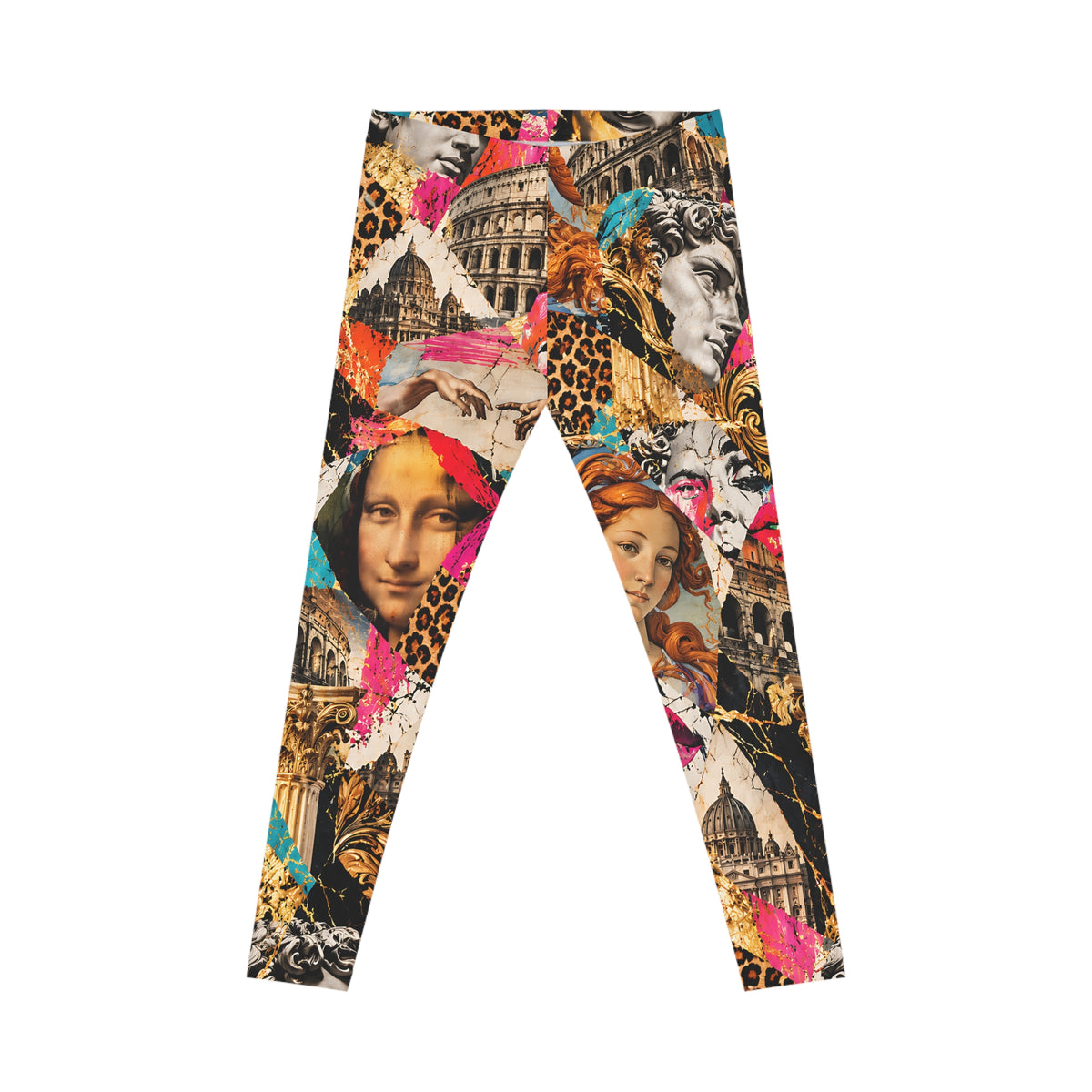 Italian Renaissance Art Leggings – Rome & Classical Collage
