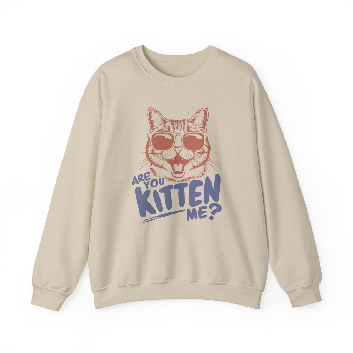 Funny Cat Sweatshirt, Cute Cat Jumper