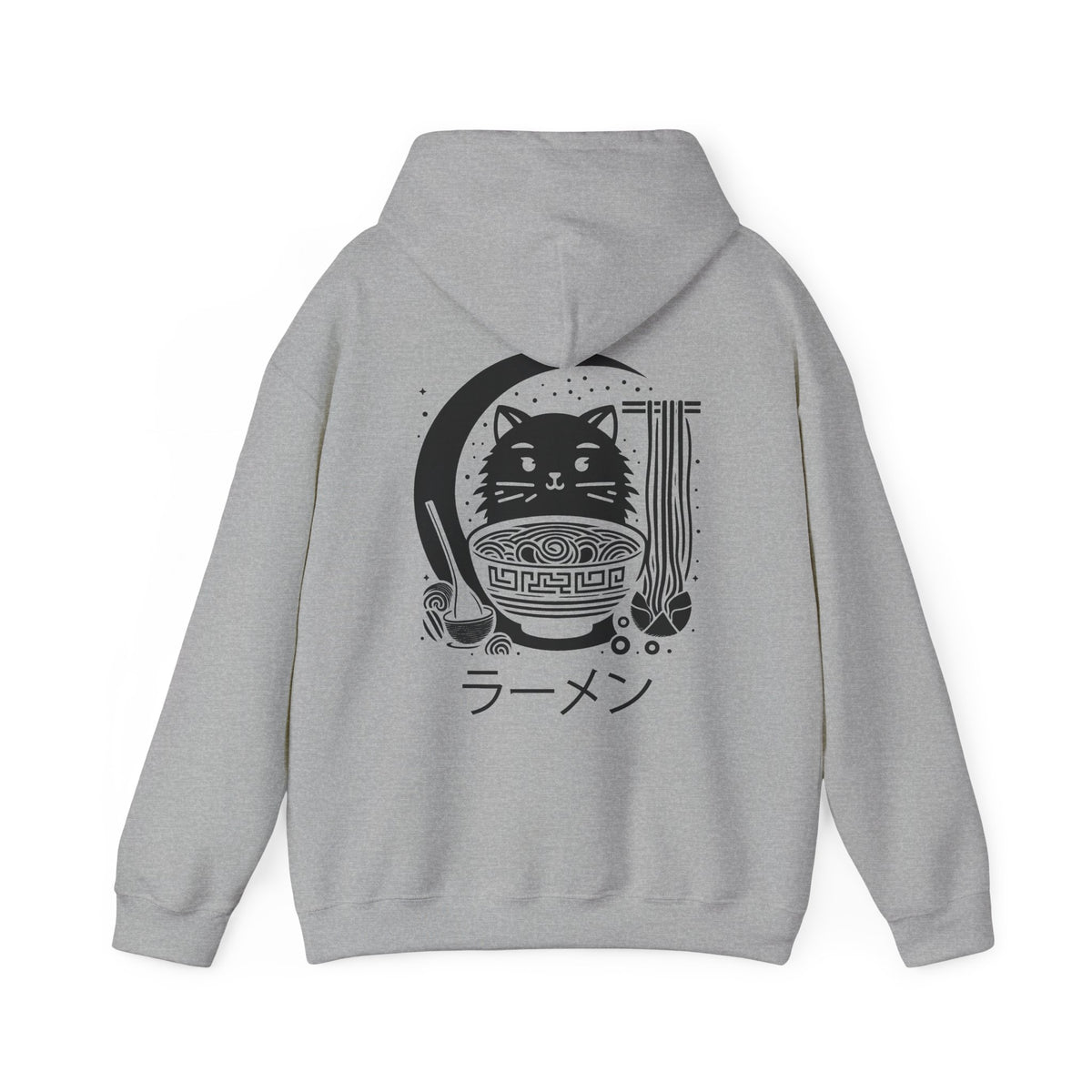 Kawaii Cat Ramen Hoodie | Cute Noodle Bowl Sweatshirt