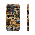 Montana Travel Collage Phone Case – Vintage Western Tough Case
