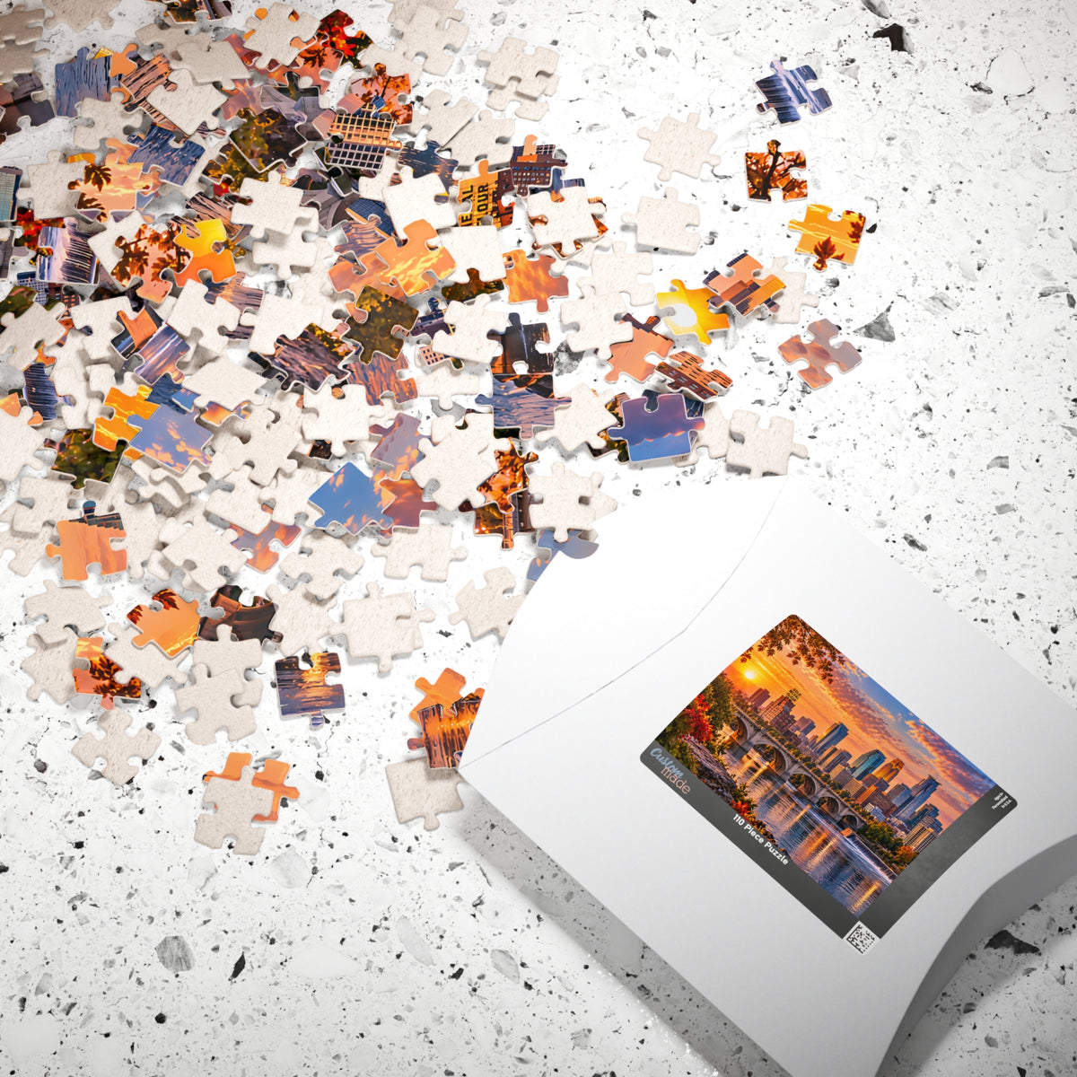 Minneapolis Minnesota Puzzle – City Skyline Jigsaw Puzzle (110, 252, 520, 1014-piece)