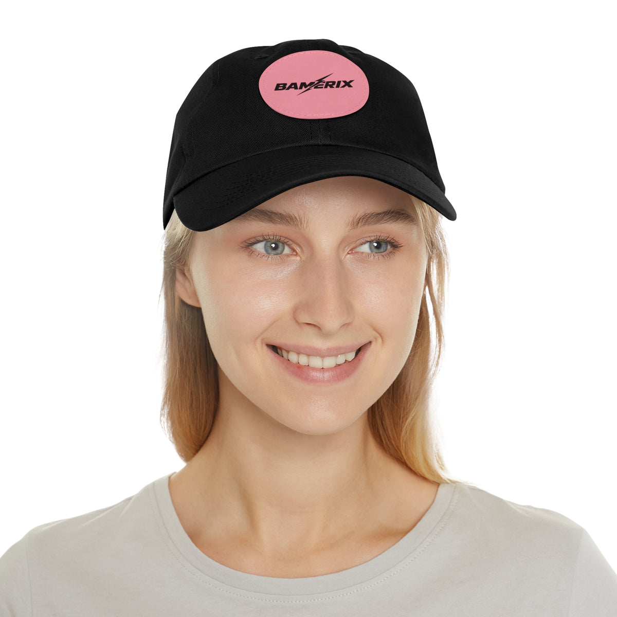 Bamerix Leather Patch Dad Hat – Classic Logo Baseball Cap