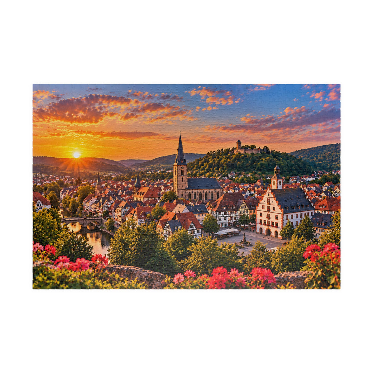 Schmalkalden Germany Puzzle – Historic Town Jigsaw Puzzle (110, 252, 520, 1014-piece)