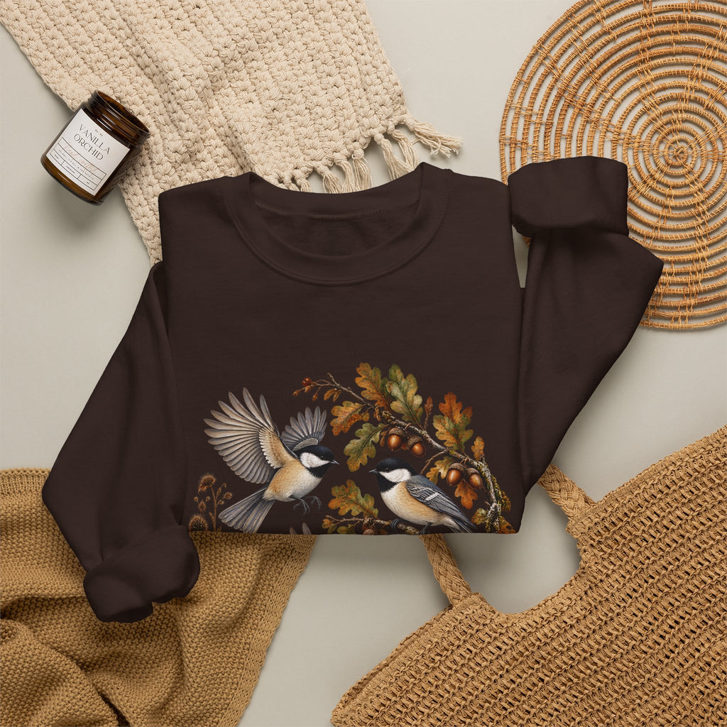 Woodland Birds Sweatshirt – Autumn Nature Design