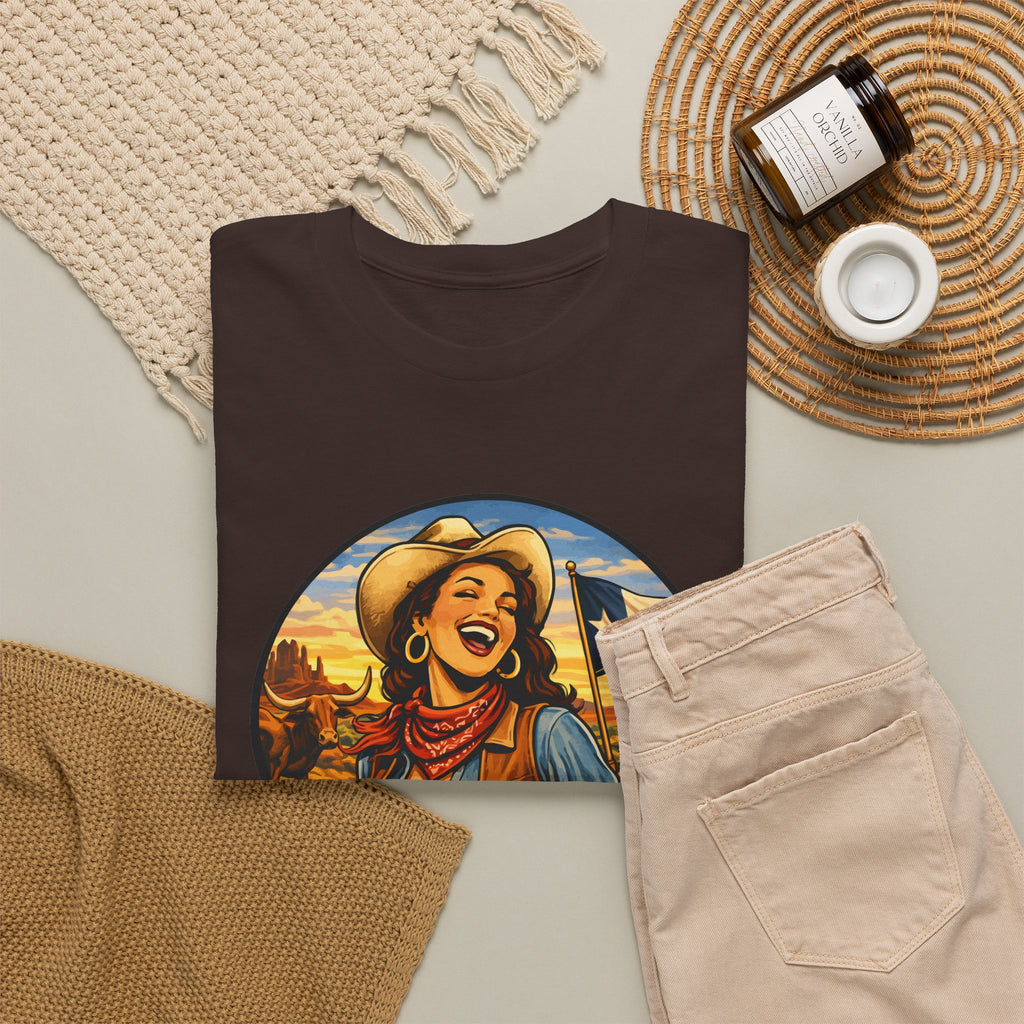 Texas Cowgirl T-Shirt – Vintage Western Texas Pride Graphic Tee