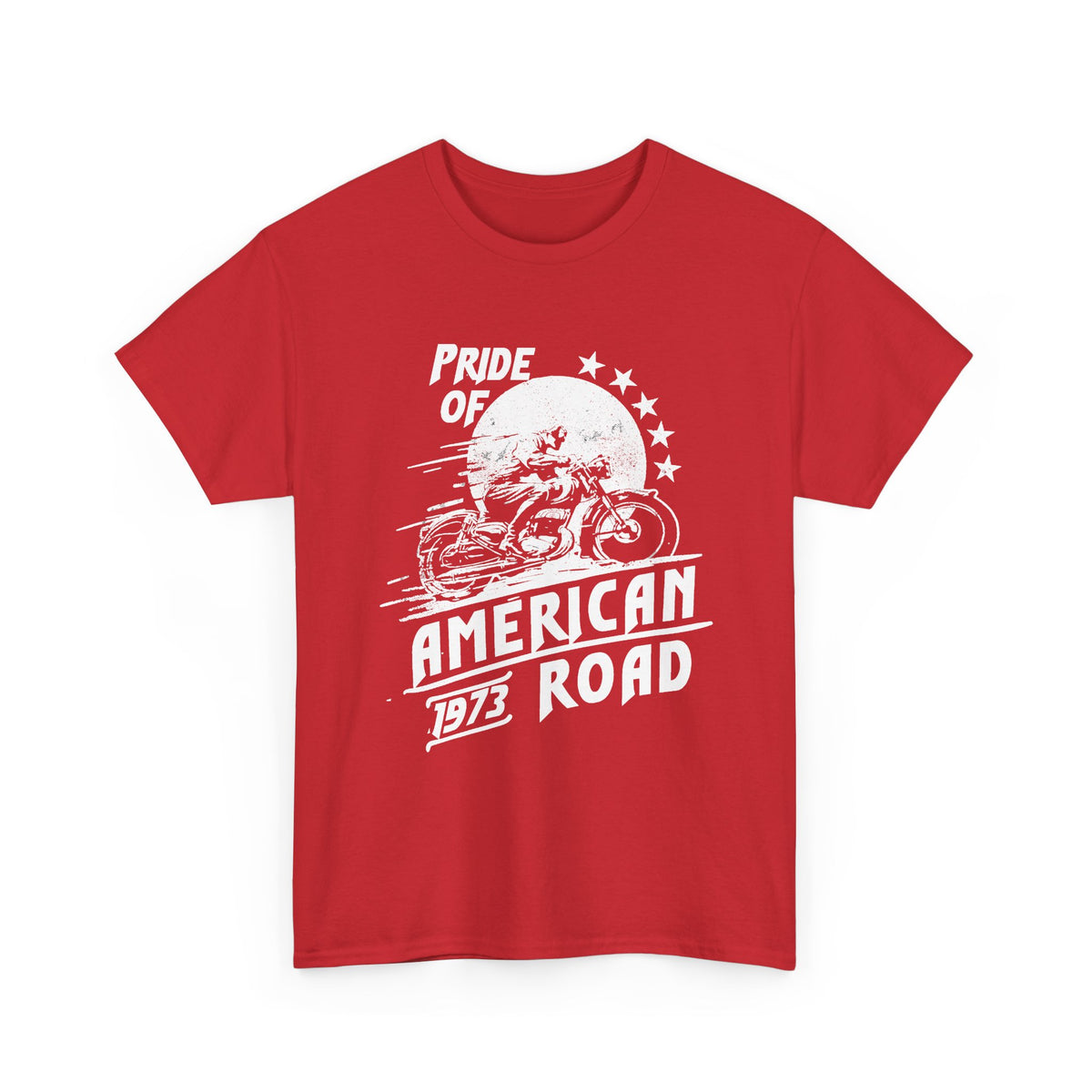 American Biker T-Shirt – Pride of the American Road Vintage Motorcycle Tee