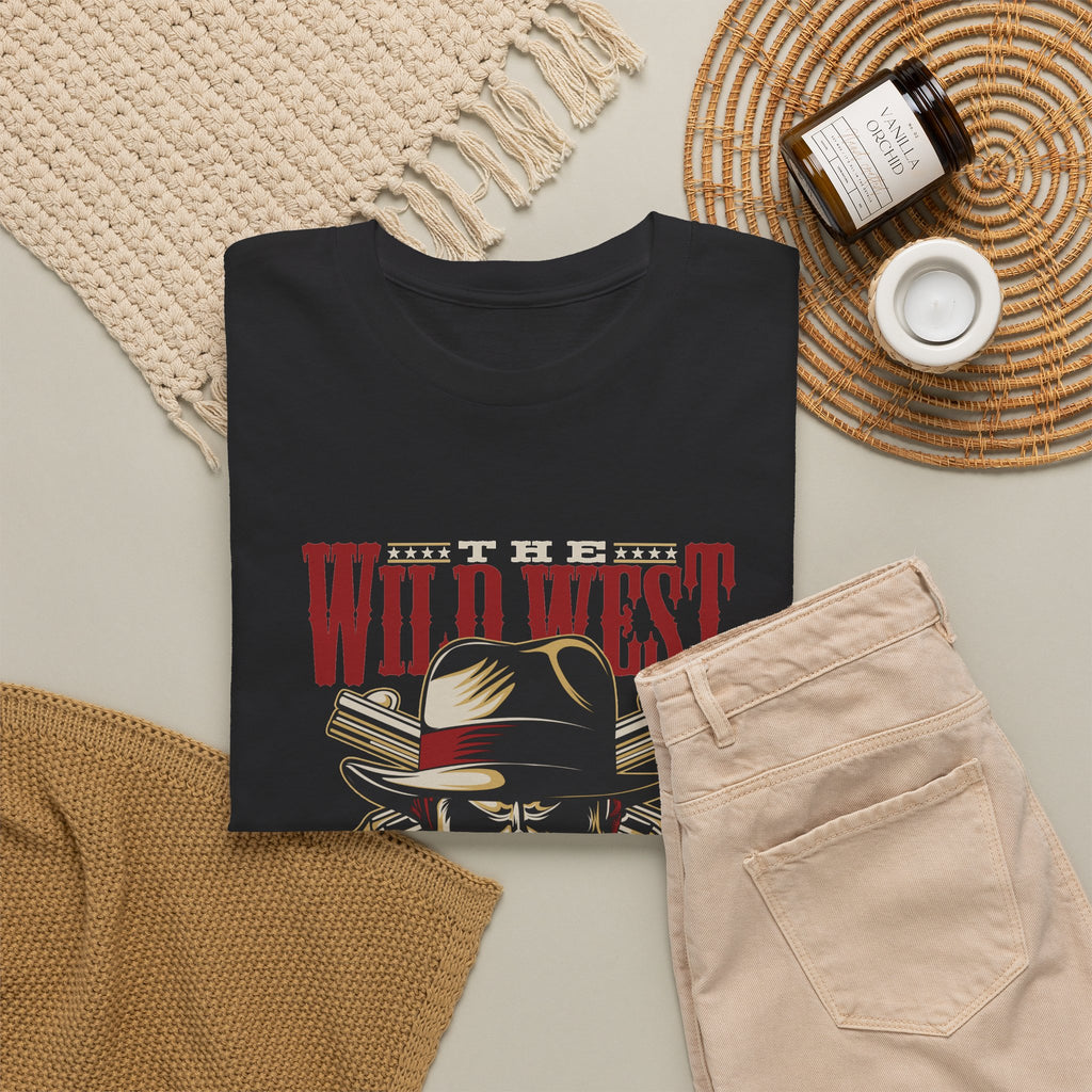 Wild West American Legend T-Shirt – Cowboy Skull Vintage Western Tee