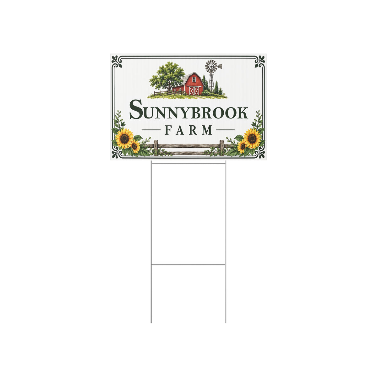 Personalized Farm Yard Sign – Custom Farm & Property Name Sign Y9