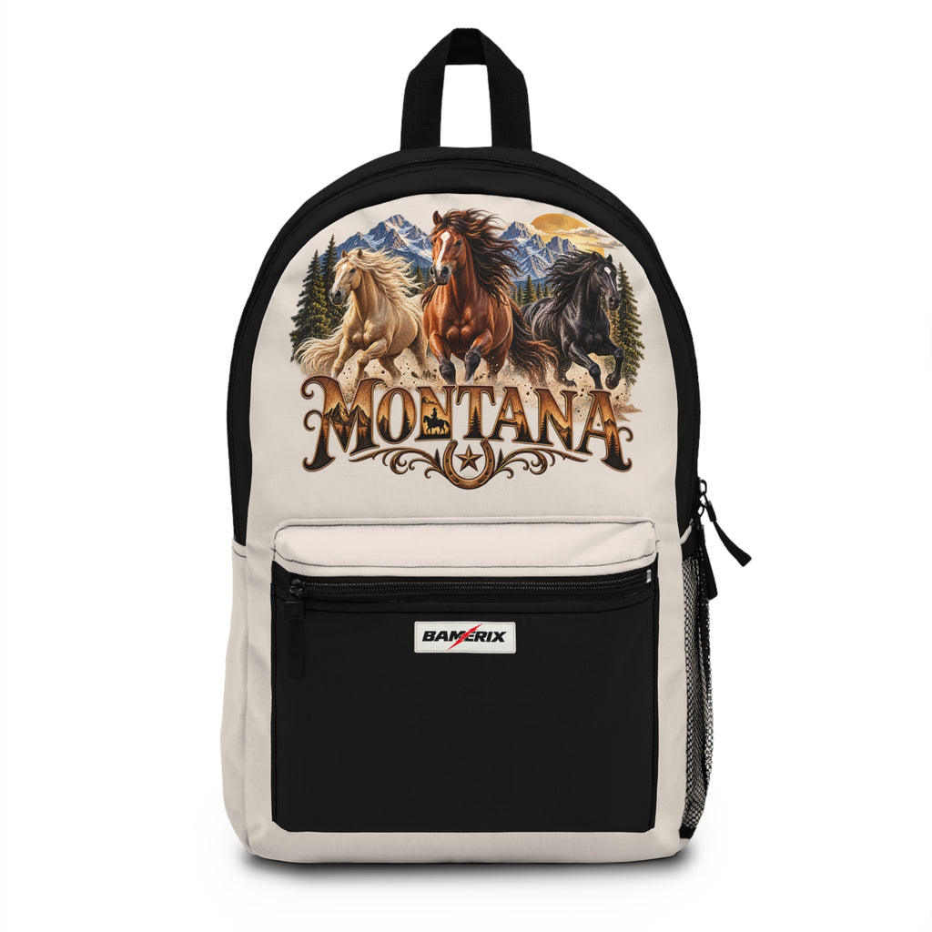 Montana Horse Backpack – Western Wild Horses Design