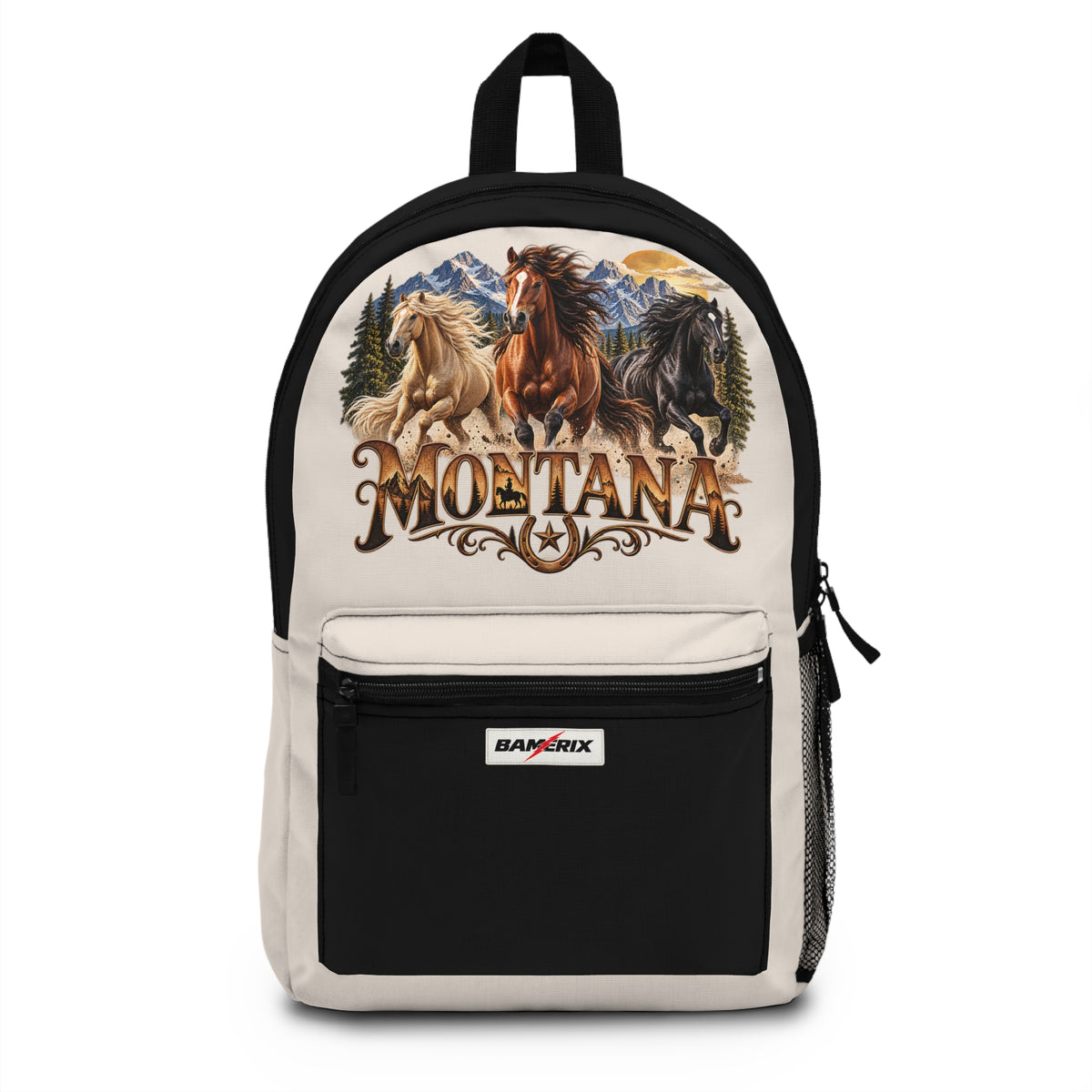 Montana Horse Backpack – Western Wild Horses Design
