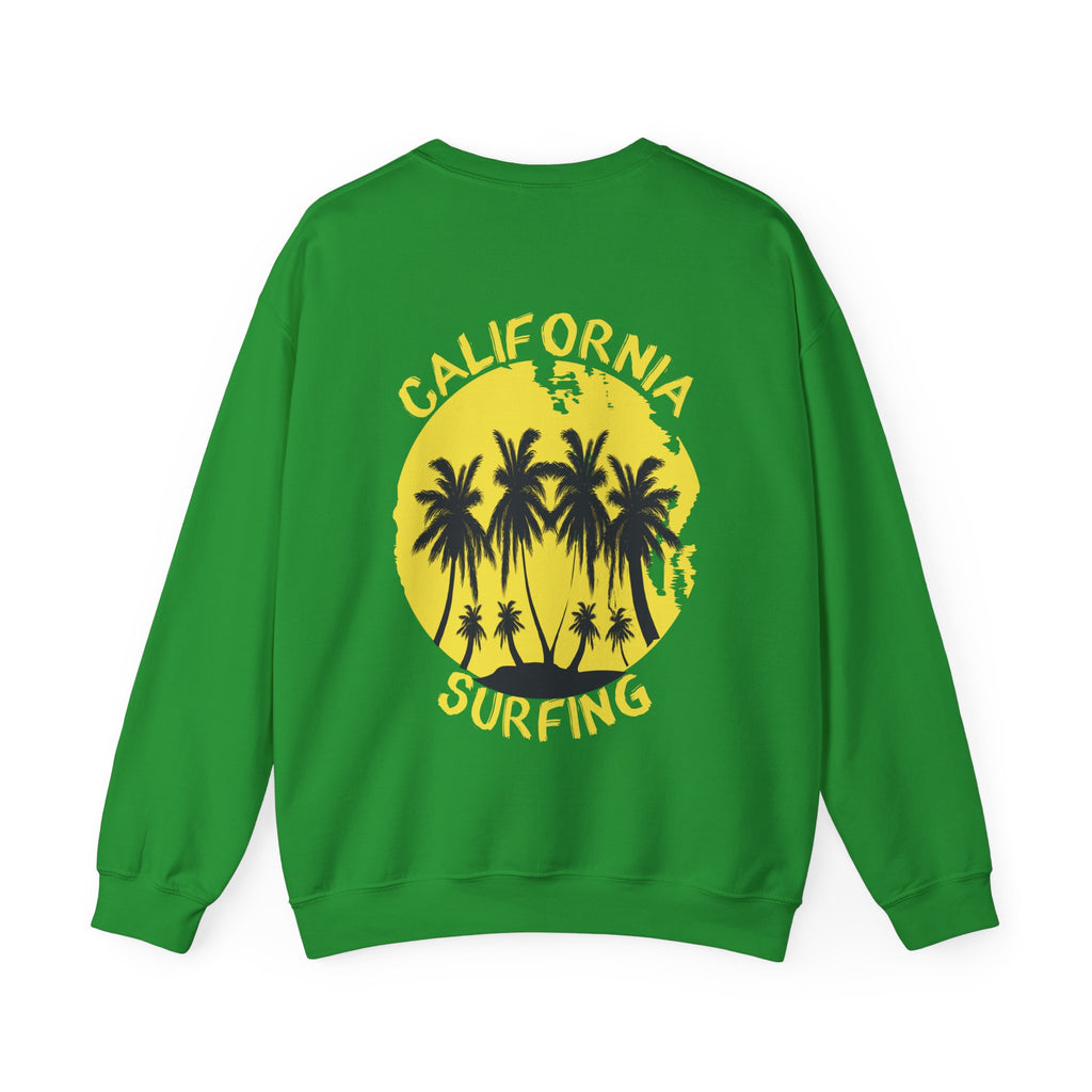 California Surfing Heavy Blend Crewneck Sweatshirt