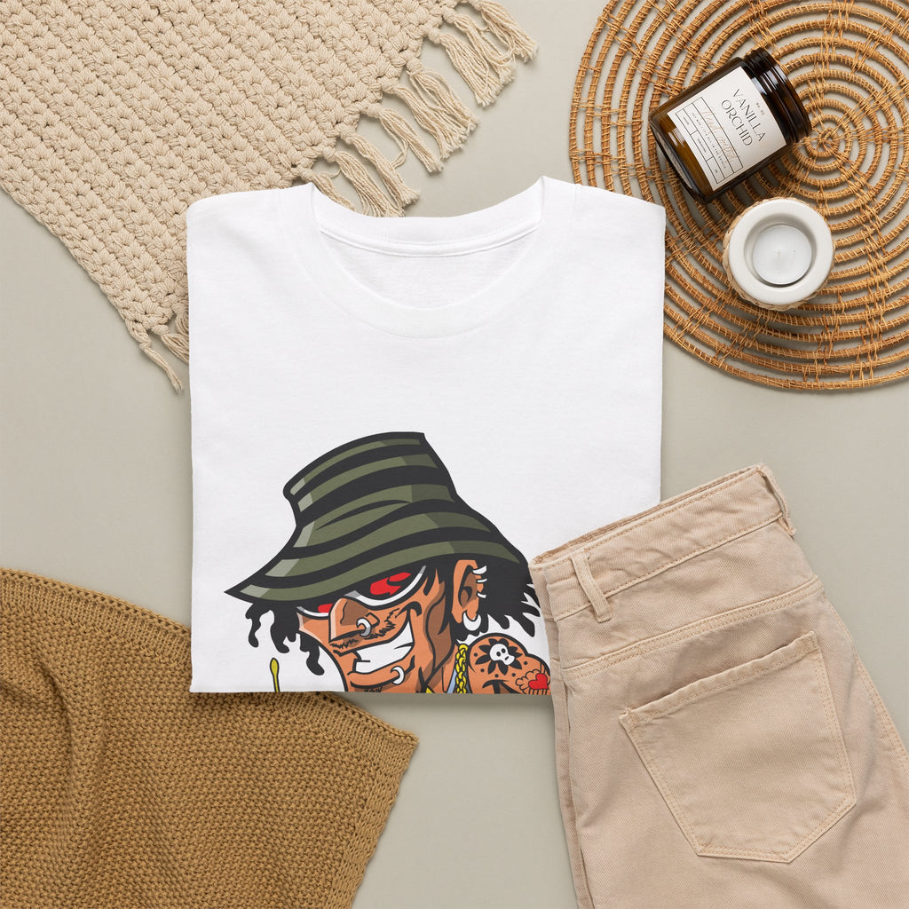 Drummer T-Shirt – Funny Cartoon Rock & Music Graphic Tee